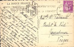 CPA Menton Paysage du Cap Martin