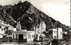 CPM Menton Grimaldi Les nouvelles Douanes Francaises