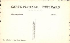 CPA Menton Le Vieux Menton