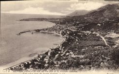 CPA Menton et Garavan Vue prise de la frontiere italienne 