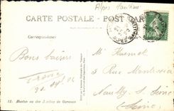 CPA Menton vu des Jardins de Garavan 