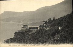 CPA Menton Vue prise de Grimaldi