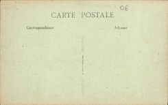 CPA Menton et la Mer vue du Cap Martin