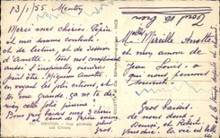 CPA Menton Vue generale Les Citrons