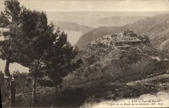 CPA Eze Vue du Rocher pris de la Route de la Croniche BR