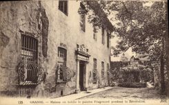 Casa grasa de la POSTAL de la VENDIMIA o vivido el pintor de Fragonard durante la revolucion