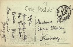 CPA St Jean Cap Ferrat Vue generale prise de la moyenne Corniche