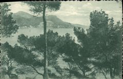 CPA Saint Jean Cap Ferrat Vue sur Beaulieu et la Tete de chien