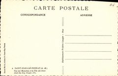 CPA Saint Jean Cap Ferrat Vue sur Beaulieu et la Tete de chien