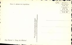 CPA Cap Ferrat Coup de Mistral