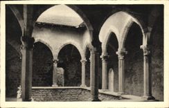 CPA lle Saint Honorat Interieur du Monastere fortifie 