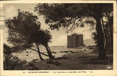 CPA lle Saint Honorat Le Chateau a Travers les Pins