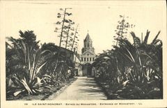 CPA lle Saint Honorat Entree du Monastere 