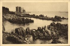 CPA lle Saint Honorat Ancuen Monastere fortifie de Saint Honorat