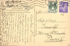 CPA lle Saint Honorat Ancuen Monastere fortifie de Saint Honorat