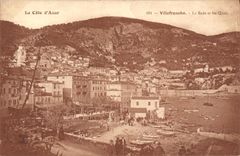 CPA La Cote d Azur Villefranche La Rade et les Quais