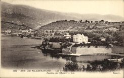 CPA Environs de Villefranche Sur Mer Cap Ferrat Pavillon des officiers