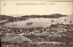 CPA Villefranche Sur Mer La Rade Bateaux