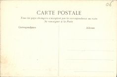 CPA Cote D Azur Eze Entree du Chateau