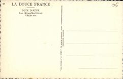 CPA Cote d Azur Eze Vieille rue