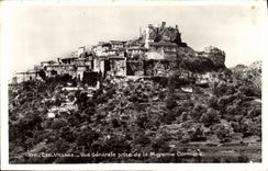 CPA Eze Village Vue Generale prise de la Moyenne Corniche