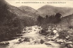 VINTAGE POSTCARD St Martin Versubie on the edges of Boreon