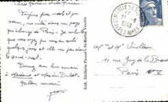 VINTAGE POSTCARD Surroundings of St Martin Vesubie the Cascade of Bareon