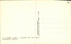 CPM La Turbie Trophee des Alpes de l Empereur Auguste