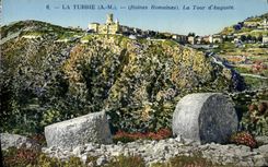 CPA La Turbie La Tour d Auguste