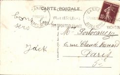 VINTAGE POSTCARD Cannes the Casino and the Walk