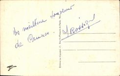 VINTAGE POSTCARD Cannes Suquet Seen of the Gardens of the Small cross