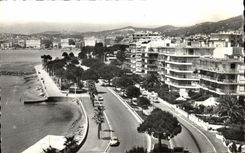 MODERN CARD Cannes News Small cross of the Palm Beach