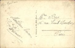 VINTAGE POSTCARD Cannes Castle St Honorat Island of Lerins