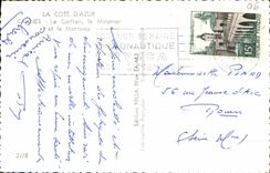 MODERN CARD Cannes Carlton Miramar and Martinez