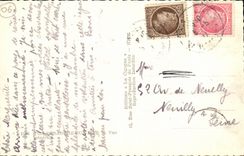 CPM Villefranche Sur Mer Vue Generale Bateau