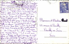 VINTAGE POSTCARD Cannes Seen Prsie de Super Cannes