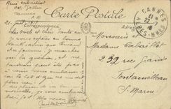 VINTAGE POSTCARD Cannes the automobile Mount Knight