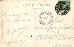 VINTAGE POSTCARD Cannes Boulevard of the Small cross Seen from of L Hotel of the Beach