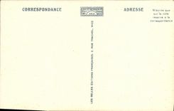 VINTAGE POSTCARD Cannes View and the Port Boats