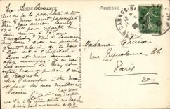 VINTAGE POSTCARD Cannes Seen from of L Continental Hotel