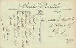 VINTAGE POSTCARD Cannes the Large Hotel a Group of Palm trees