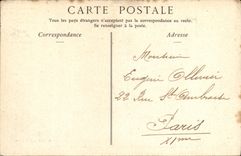 VINTAGE POSTCARD Cannes Seen on the Small cross and the Mount Knight taken of the Nautical Circle