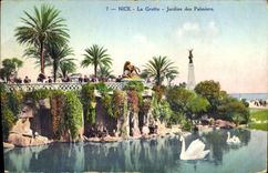 CPA Nice La Grotte Jardins des Palmiers