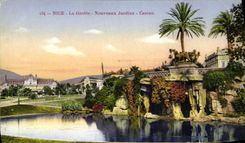 CPA Nice La Grotte Nouveaux Jardins Casino