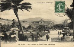 CPA Nice Le Casino et Jardin des Palmiers