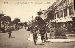 CPA Nice Promenade des Anglais Terrasses du Savoy Hotel