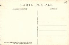 CPA Nice Cimiez Sous l Entree des Arenes