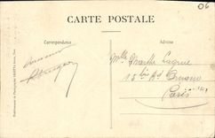 VINTAGE POSTCARD Nice the Pier Walk and Palm trees