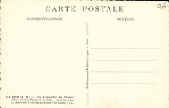 CPA Nice Le Jardin Albert 1er et le palais de la jetee