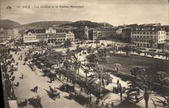 CPA Nice Les Jardins et le Casino Municipal